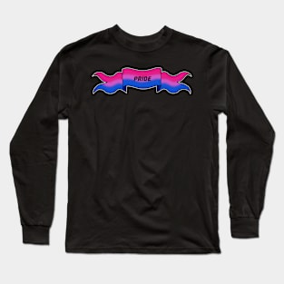 bisexual pride banner Long Sleeve T-Shirt